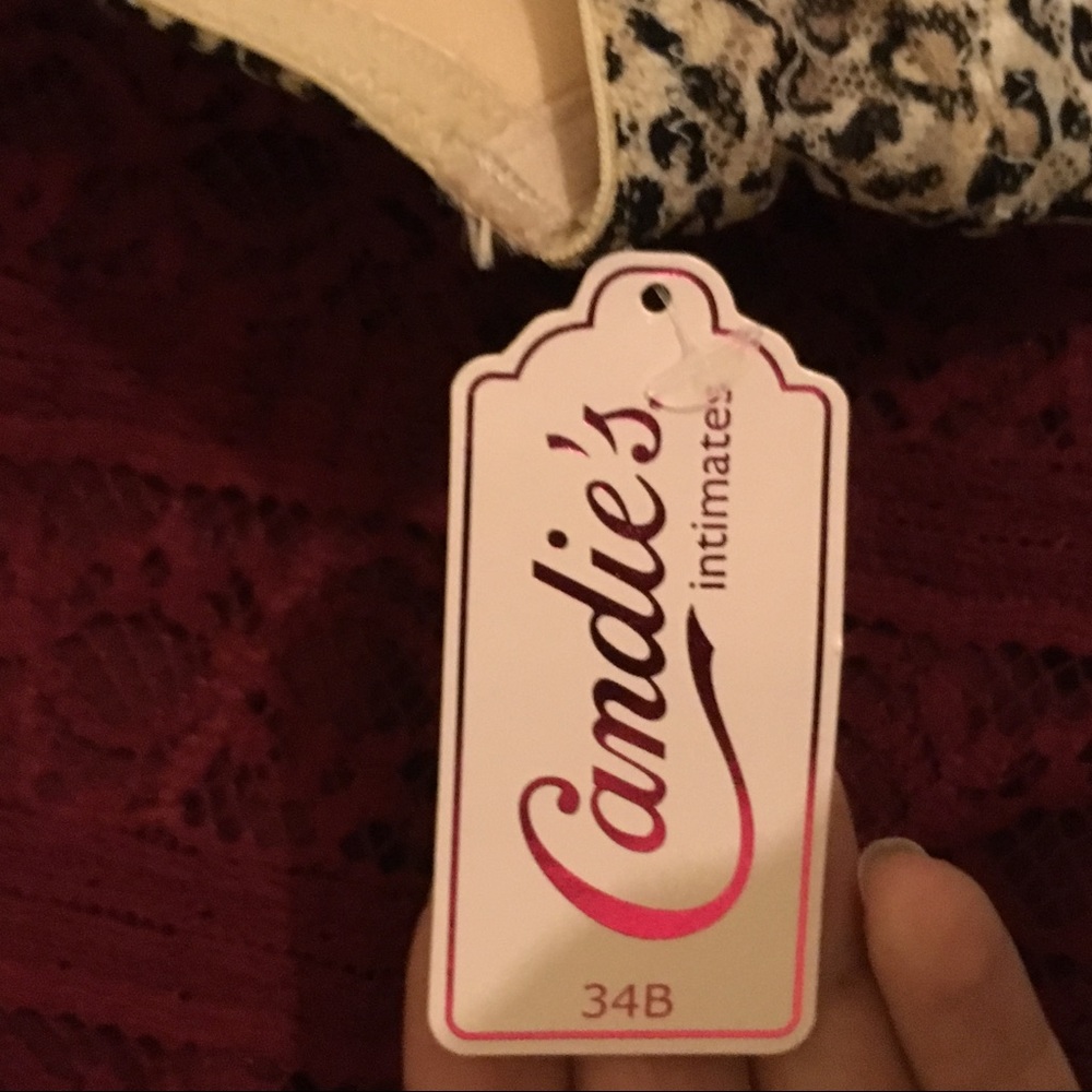 Candie's Leopard Print Push Up Bra - image 3